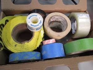 Lot of Tape for all uses. Masking, ...