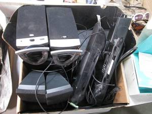 Lot of computer speakers and sound ...