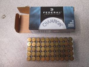 Federal Ammunition 22 cal long rifl...