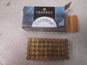 Federal Ammunition 22 cal long rifl...