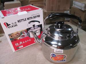 4L Capacity Stainless Steel Whistli...