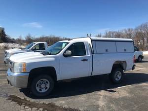 2008 CHEVY SILVERADO 2500 PICKUP  - 6.0 LITER VORTEC  - WEATHER GUARD TOOL BOXES - NICE TRUCK   (#1407)