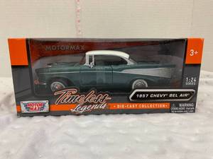 lot 66 image: 1957 Chevy Bel Air     Scale 124  Brand New