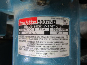 Makita 7 14 Skill Saw