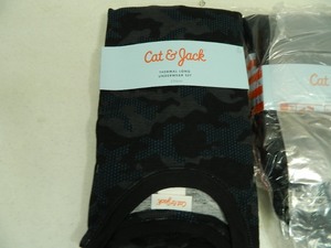 lot 63 image: 2 New Sets of Boys Blue Camo Thermal Long Underwear