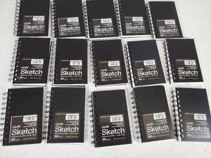 lot 25 image: 15 New Mini Sketch Books