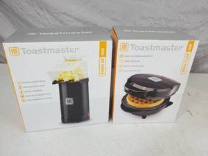 lot 44 image: New Popcorn Popper and Waffle Maker