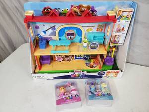 lot 57 image: New Muppet Babies Schoolhouse Playset and Characters