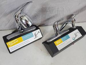 lot 72 image: 2 New American Standard Kitchen Faucet Sets