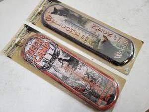 lot 75 image: 2 New Nostalgic Metal Thermometers