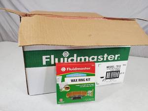 lot 82 image: Case of 30 New Fluidmaster Wax Ring Kits