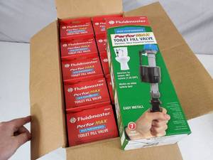 lot 85 image: Case of 10 New Fluidmaster Tolet Fill Valve Kits