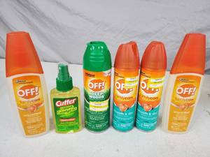 lot 90 image: Assorted New Cans of Off Bug Spray