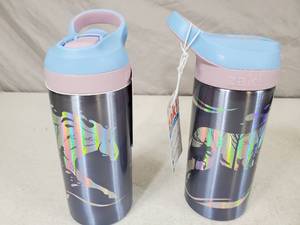 lot 113 image: 2 New Stainless Steel Frozen 2 Tumblers