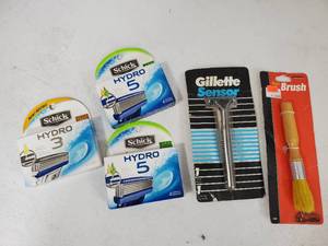 lot 131 image: New Schick Razor Cartridges and More