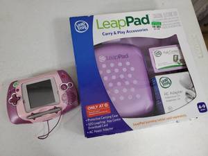 lot 132 image: New LeapPad Accessory Kit and Used LeapFrog System