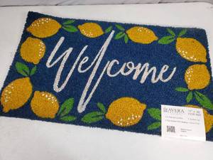 lot 135 image: New 17 x 29 inch Welcome Mat