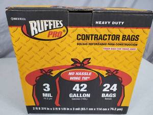 lot 160 image: New Box of Contractor Trash Bags
