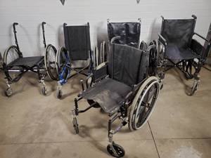 lot 30E image: 5 Assorted Wheelchairs