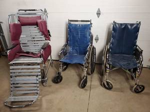 lot 30G image: 3 Specialty Wheelchairs