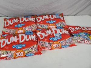 lot 41B image: 1325 Dum-Dums Suckers - 5 Bags
