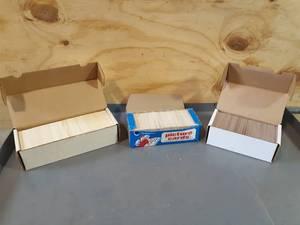 lot 139 image: (3) Boxes of Baseball Cards 1991 Topps, 1991 Fleer and 1989 Fleer
