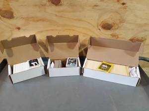 lot 141 image: (3) Boxes of Baseball Cards 1990 & 1991 Upper Deck, 1989 Topps & 1991 Fleer