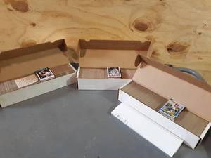 lot 145 image: (3) Boxes of Baseball Cards 1986 Topps, 1990 Topps & 1991 Topps