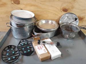 lot 171 image: Vintage Kitchenware, Ice Cleats and Shake Lights