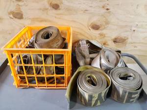 lot 173 image: Lot of (7) 4 Heavy Duty Straps