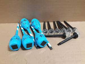 lot 196 image: (13) Assorted NEW Landscaping Solar Lights