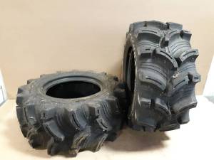 lot 110 image: (2) Brand New KENDA Executioner ATV Tires AT25x10-12  25565-12