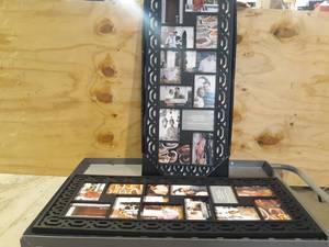 lot 206 image: (3) New collage frames - 35 x 15 Each