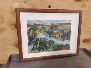 lot 210 image: John Deere 50 Year Anniversary Print #22463000