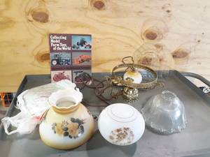 lot 217 image: Vintage Light, Lampshades and More