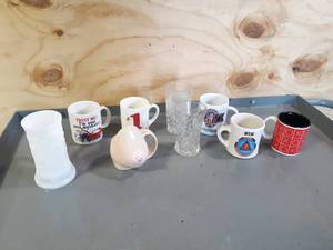 lot 225 image: Assorted Mugs and Cups - Includes a Nipple Cup