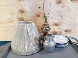 lot 227 image: Plates, Lamp and More
