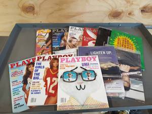 lot 230 image: (12) Assorted Playboy Magazines