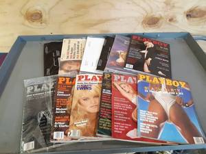 lot 232 image: (12) Assorted Playboy Magazines