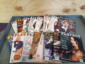 lot 234 image: (16) Assorted Playboy Magazines