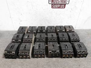 lot 120-12 image: (18) GE TEF134015 15A 480V 3-Pole Circuit Breakers