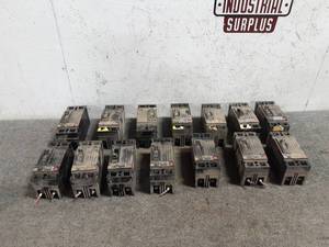 lot 120-28 image: (14) GE TEB122030, TEB122020 and TEB122015 2-Pole Circuit Breakers