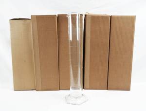 lot 1 image: Lot of 5 Mercer Glass Works Merco 1000 ML Glass Graduated Cylinders