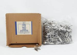 lot 134 image: Case of Merco Hoffman Extra Heavy Nickel Plated Tubing Clamp With Swinging Bar