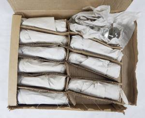lot 363 image: Case of 10 Mercer Glass Works 8oz Glass Pestles