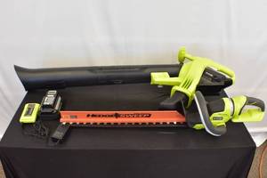 Lawn Vac and Hedge clipper