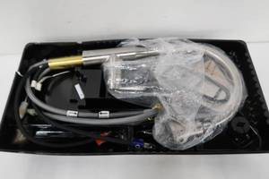 lot 208 image: American Standard Fairbury Single-Handle Pull-Down Sprayer Kitchen Faucet in Polished Chrome