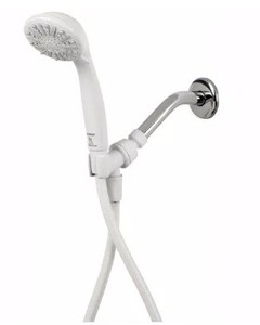 lot 264 image: Glacier Bay 3-Spray 3.3 in. Single Wall Mount Handheld Adjustable Shower Head in White