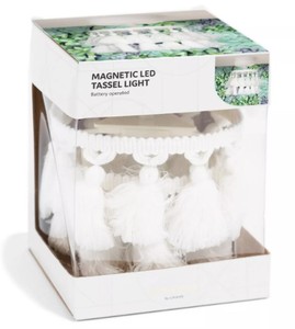 lot 277 image: U Brands Locker Style Magnetic LED Tassel Light