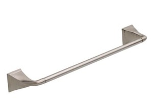lot 282 image: Delta Everly 18 in. Towel Bar in Brushed Nickel